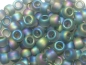 Preview: 8/0 Rocailles TOHO Rainbow Frosted Gray 10g