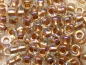Preview: 8/0 10g TOHO Rocailles Gold Lined RB Crystal