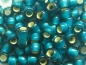 Preview: 11/0 10g TOHO Rocailles Silver Line Frosted Teal