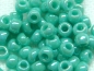 Preview: 11/0 10g TOHO Rocailles Opaque Rainbow Turquoise