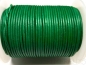 Preview: 1,5 mm Lederband Apple Green grün 1 m