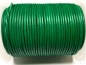 Preview: 1,5 mm Lederband Apple Green grün 1m
