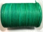 Preview: 2 mm Lederband Dark Turquoise Green türkis 1 m
