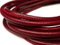 Preview: 4mm Nappa Lederband Maroon rot 20cm