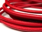 Preview: 4mm Nappa Lederband Red rot 20cm