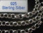 Preview: 3,8 mm Ankerkette 925 Silber 10cm