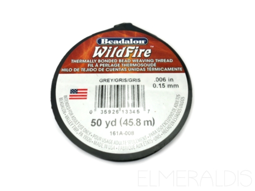 10 LB Wildfire 006 - 45 m Grey Gray hellgrau silberfarben 0,15 mm