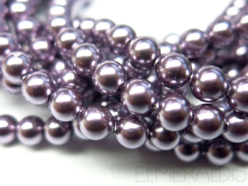 4mm 10x Swarovski® Crystal Pearls Mauve violett