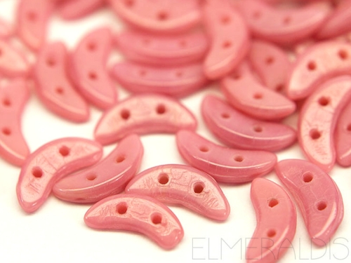 10mm CzechMates™ Crescent Pink Coral Rosa 5g