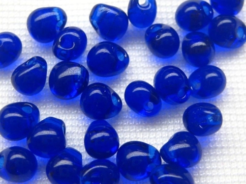 10g Miyuki Drop Bead Cobalt