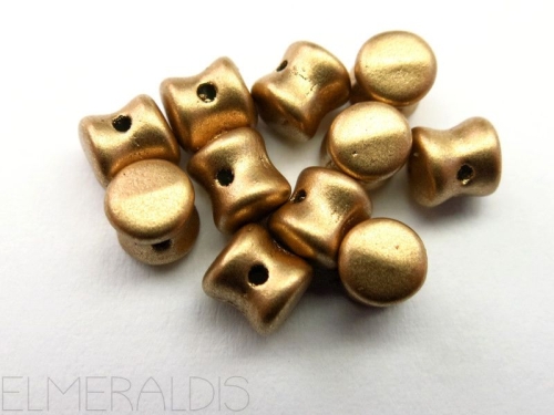 Pellet Beads Aztec Gold 5 g böhmische Glasperlen