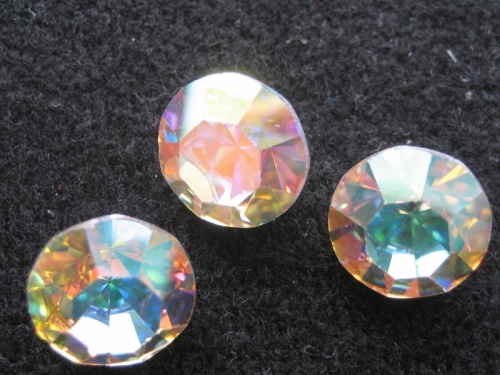 12mm Chatons Crystal AB kristall SS49 Preciosa 2x