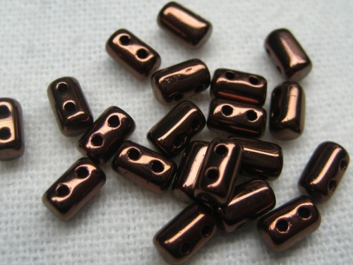 Rulla Beads Jet Bronze Luster Glasperlen 10g