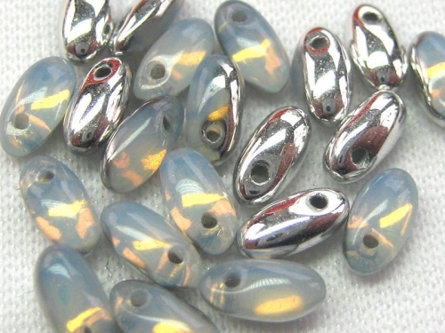 6mm Rizo Beads Opal Labrador Glasperlen 10g