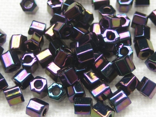 11/0 10g TOHO Hexagon Metallic Iris Purple