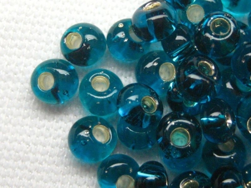 3mm Magatama TOHO Silver Lined Teal 10g