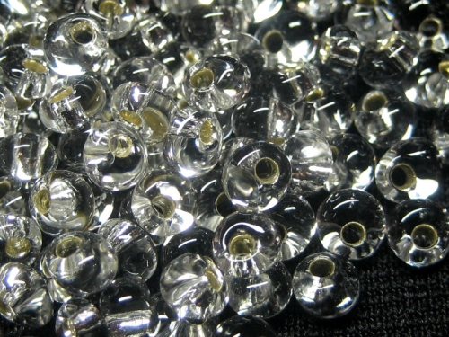 4mm Magatama TOHO Silver Lined Crystal silberfarben kristall 10g