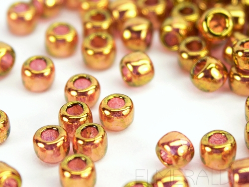 6/0 TOHO Rocailles Gold Luster Pink 10g