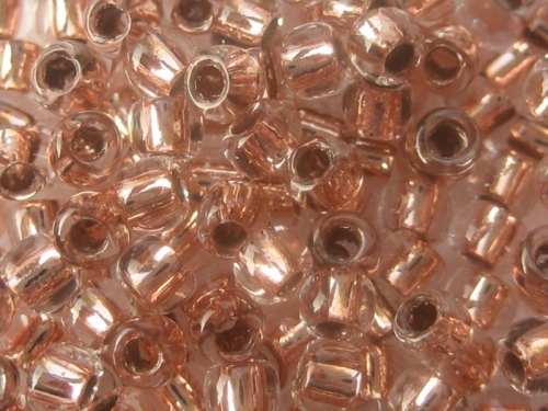 8/0 Rocailles TOHO Copper Lined Crystal 10g
