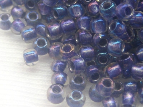 11/0 10g TOHO Rocailles Crystal Metallic Purple
