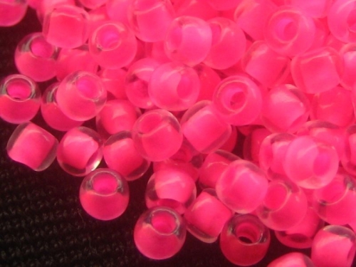11/0 Rocailles TOHO Matte Crystal Neon Pink 10g