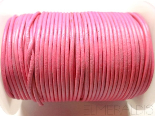 1,5 mm Lederband Dark Pink rosa 1 m