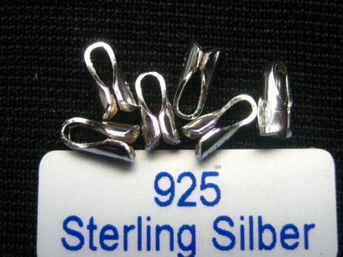 925 Sterling Silber Karabiner Federringe Endkappen Magnetverschlüsse