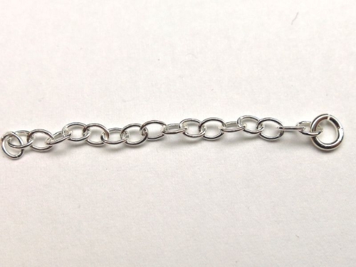 4 cm Verlängerungskette 925 Silber 3,7 mm