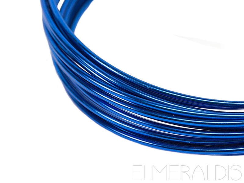 1,5 mm Aluminiumdraht Royal Blue dunkelblau 5m