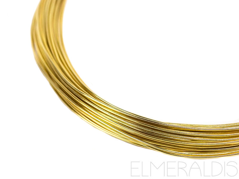 3,0 mm Aluminiumdraht Light Gold goldfarben 3m