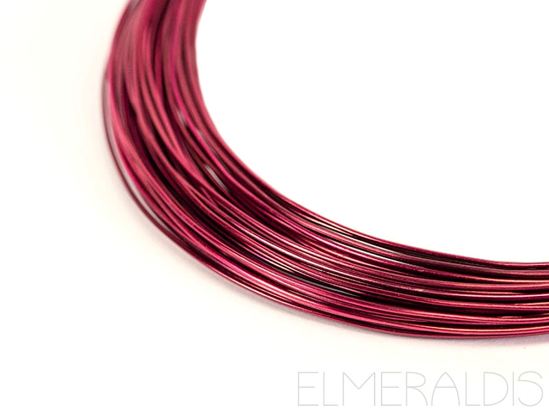 3,0 mm Aluminiumdraht Oxblood dunkelrot weinrot m