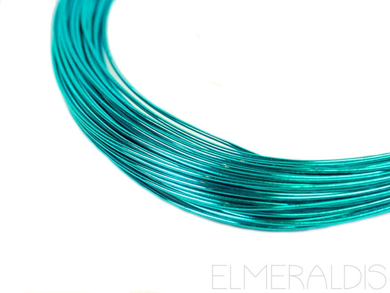 3mm Aluminiumdraht Turquoise türkis hellblau 3m