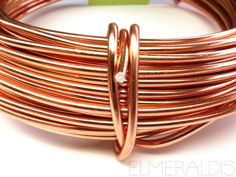 12 m Aluminium Wire Draht Copper Rose eloxiert