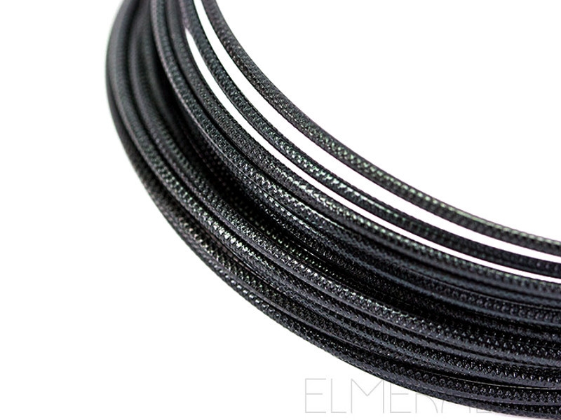 2,0 mm Aluminiumdraht embossed Black schwarz 5m