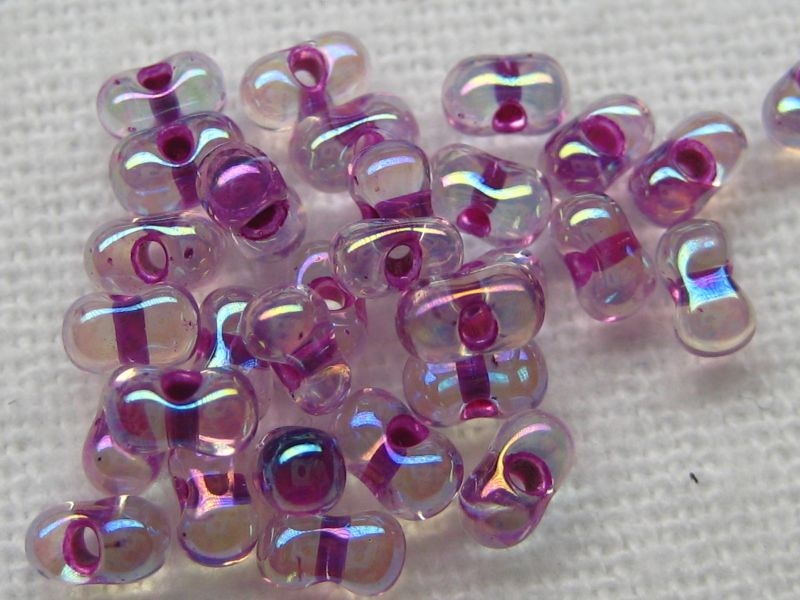 10g Miyuki Berry Beads Raspberry Crystal AB
