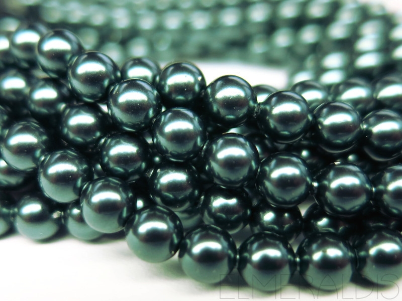 6mm Swarovski® Crystal Pearls Tahitian Look 10x