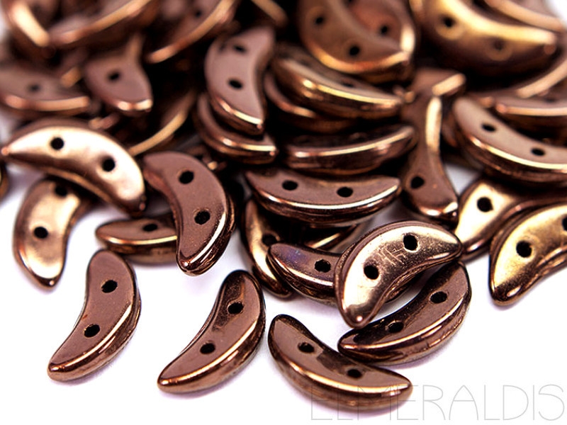 10mm CzechMates™ Crescent Dark Bronze 5g