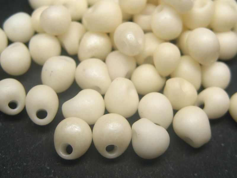 10g Miyuki Drop Bead Cream Matte