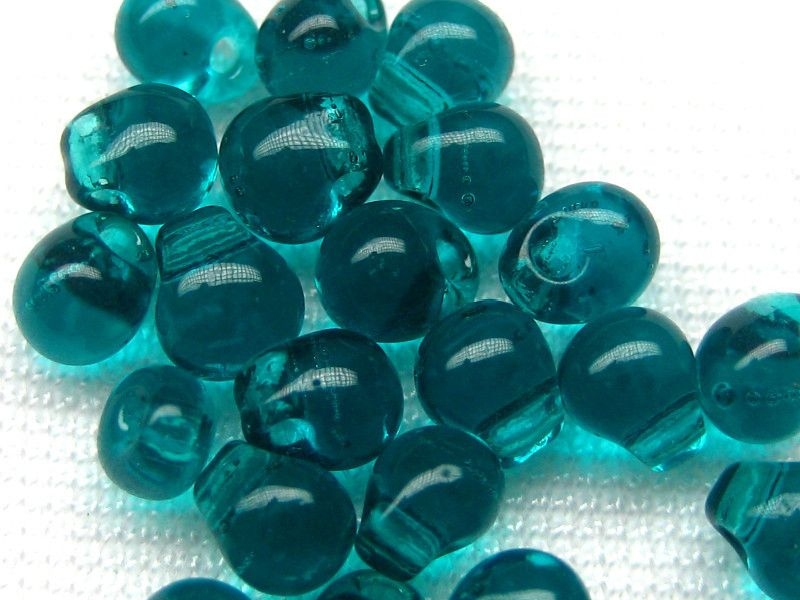 3,4 mm Drop Beads Miyuki Teal 10g