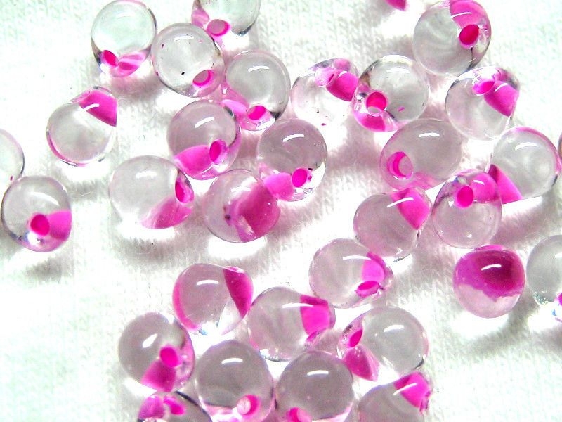 10g Miyuki Drop Beads Raspberry Crystal