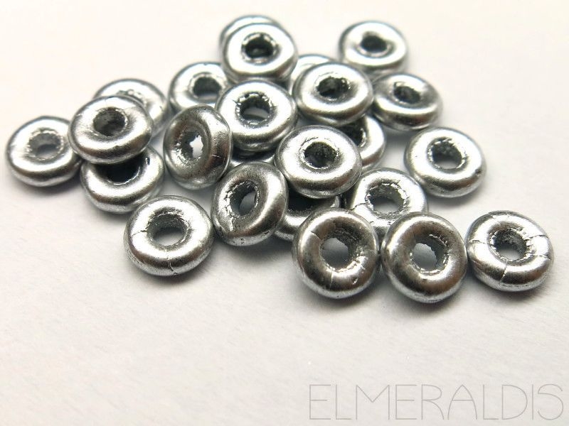 O Beads® Aluminium Silver Matte silber 2g