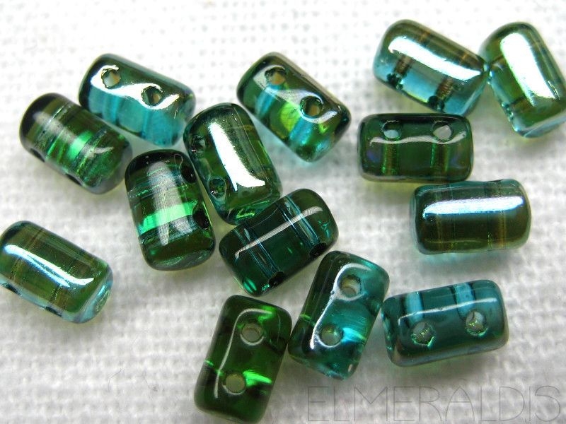 3 x 5mm 10g Rulla Beads Aquamarine Celsian