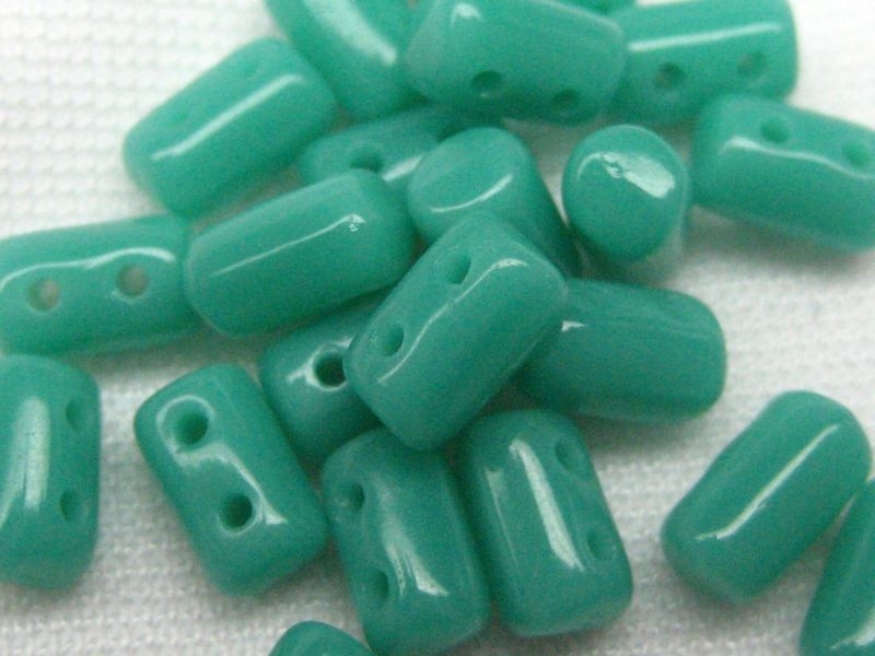 Rulla Beads Turquoise Green Opaque türkis Glasperlen 10g