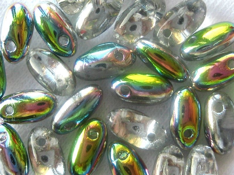 6mm Rizo Beads Crystal Vitrail Glasperlen 10g