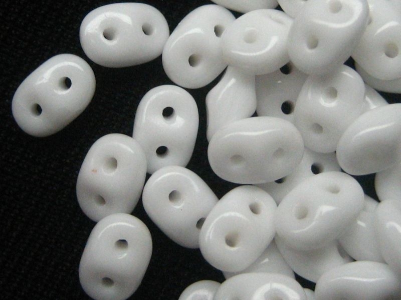 SuperDuos White Opaque weiss 10g
