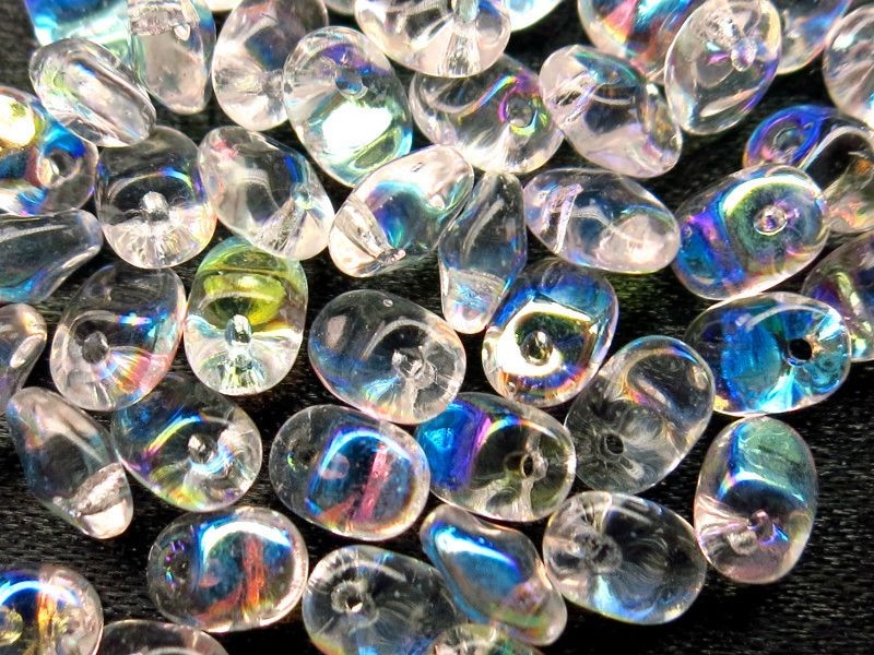 Super Unos Crystal AB kristallklar Glasperlen 5g