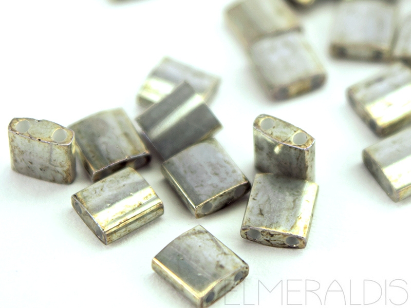 5g Tila Beads Miyuki Galvanized Grey Luster