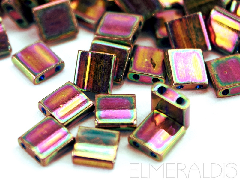 5g Tila Beads Miyuki Bronze Metallic Iris Luster