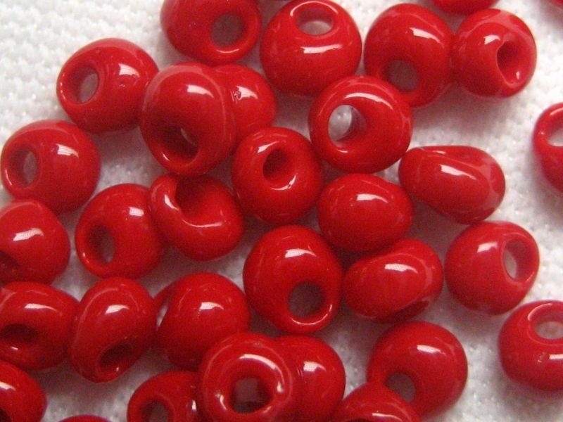 3mm 10g TOHO Magatama Opaque Pepper Red