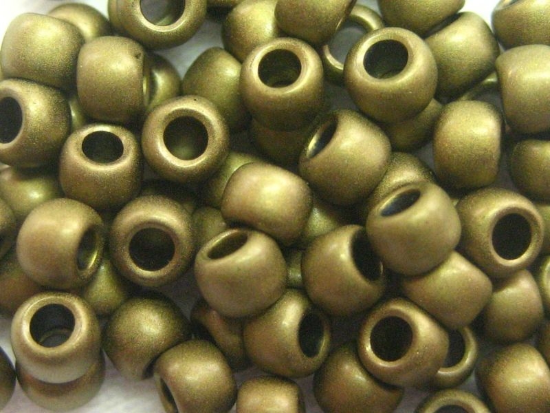 8/0 Rocailles TOHO Frosted Antique Bronze 10g
